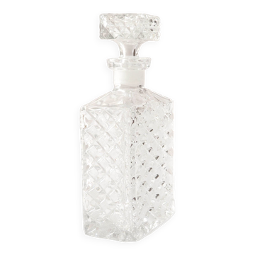 Carafe à whisky rectangle en cristal