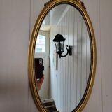 Louis XVI style oval mirror