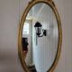 Louis XVI style oval mirror