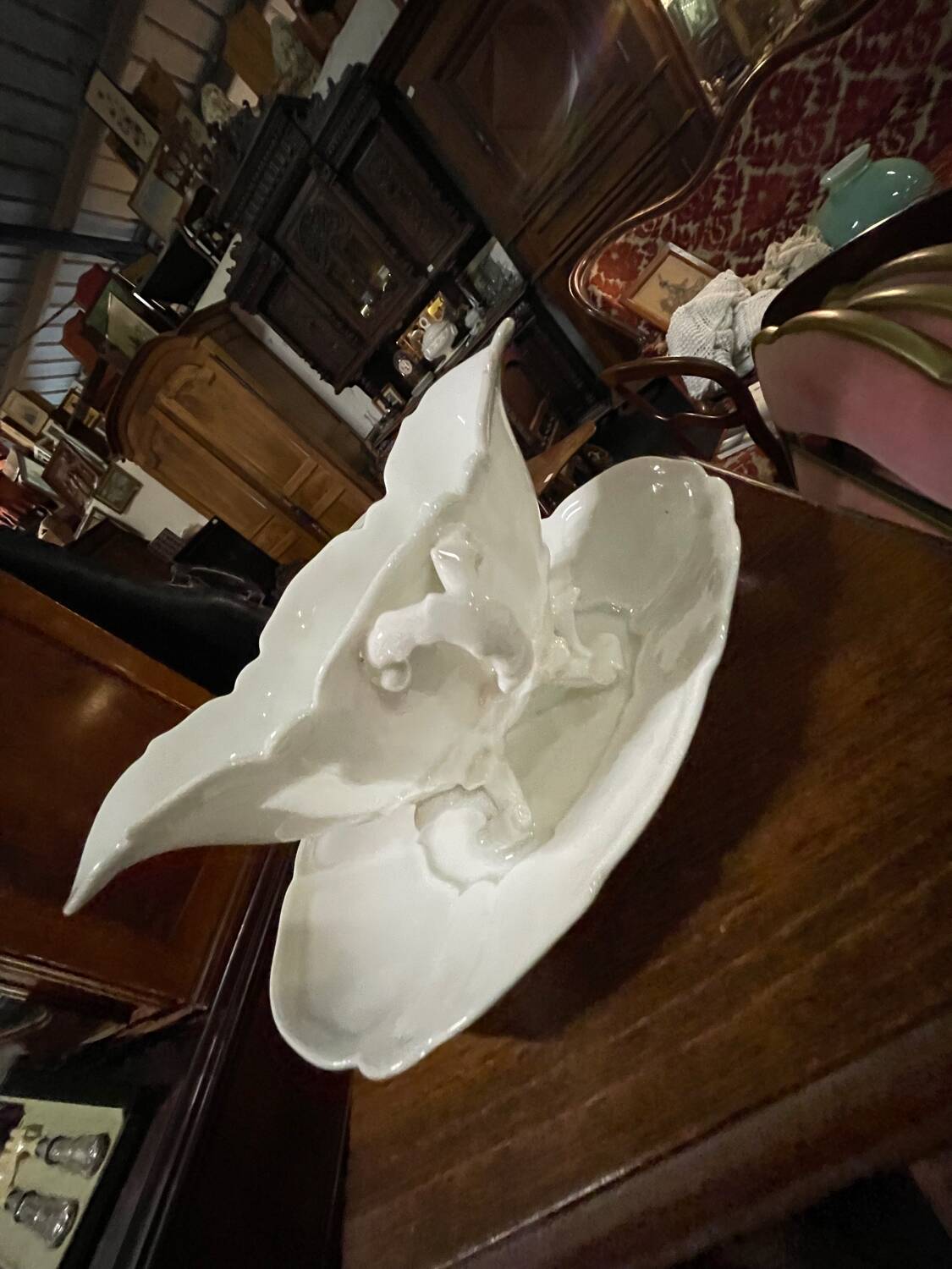 Porcelain sauceboat 1860