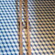Pair of vintage wooden skis