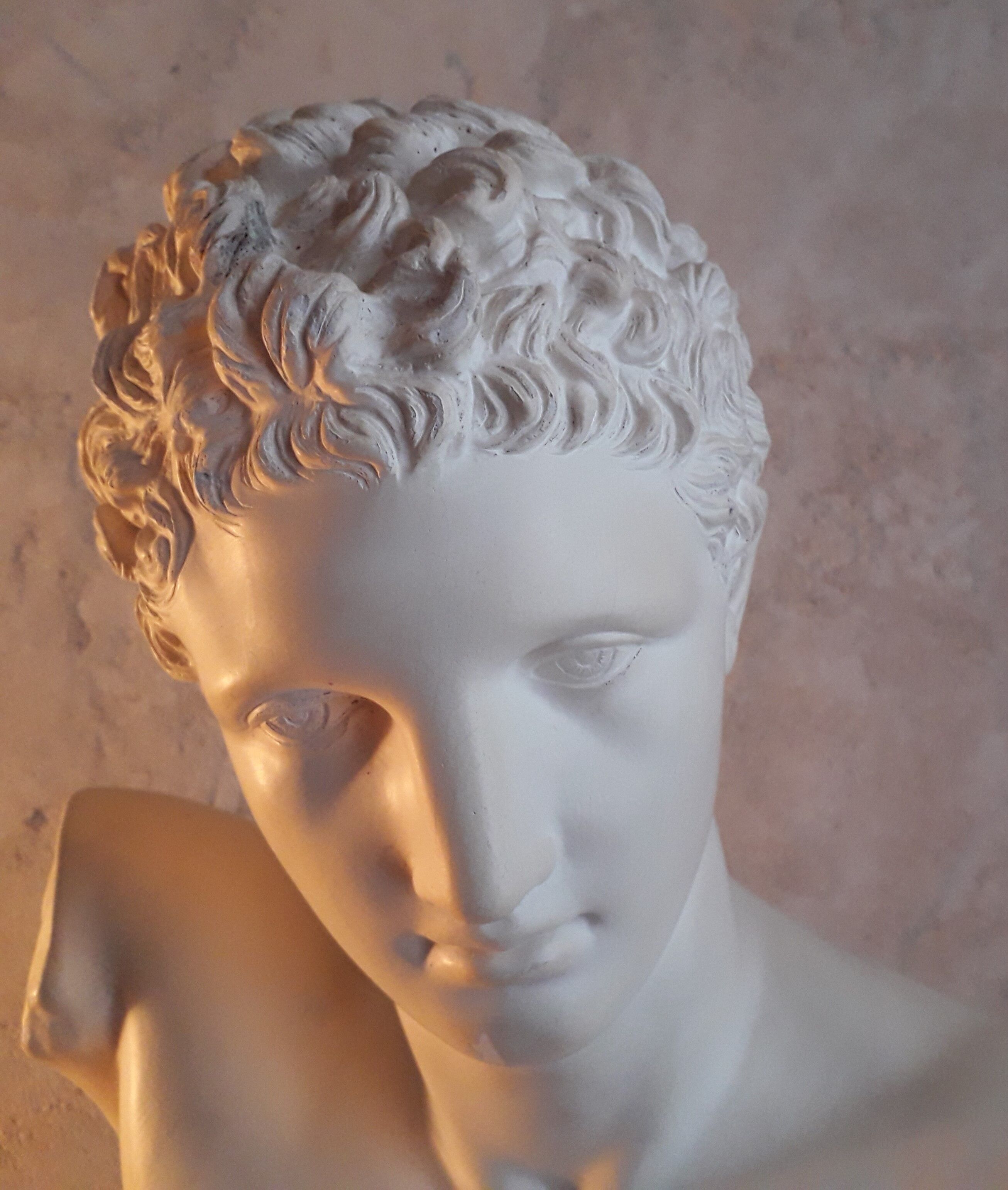 Hermes plaster bust