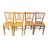 Lot 4 chairs Luterma vintage bistro