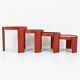 Nest tables model 780 by Gianfranco Frattini for Cassina, 1960s.