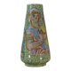 Colorful Italian ceramic mosaic pattern vase, 1960s