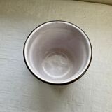 Hand-painted ceramic pot cover