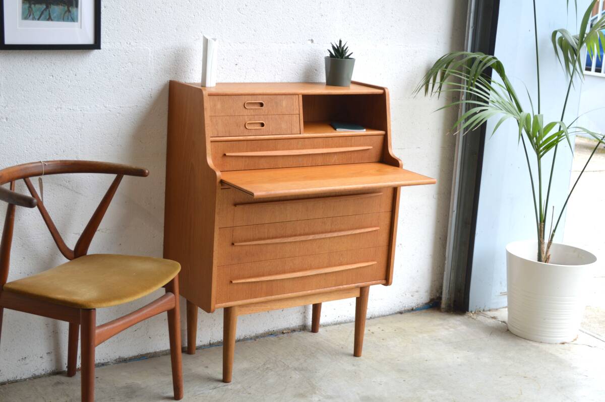 Danish teak secretary 76 cm
