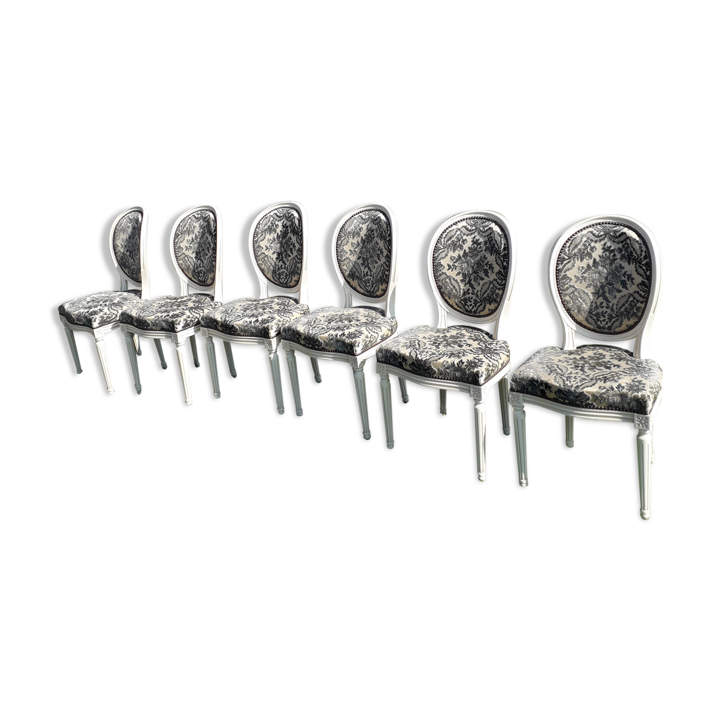 6 Louis XVI chairs