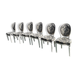 6 Louis XVI chairs