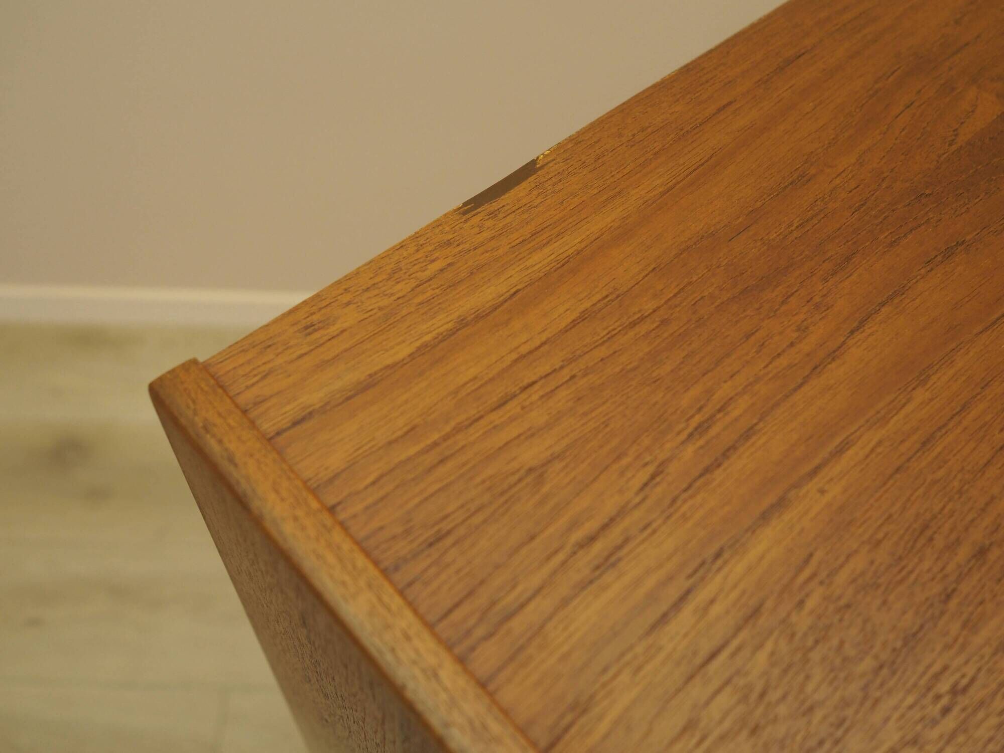 Danish teak tallboy chest of drawers from the 1960s