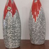 Vase vintage Fat Lava Fabriqué en Hongrie dans les années 70