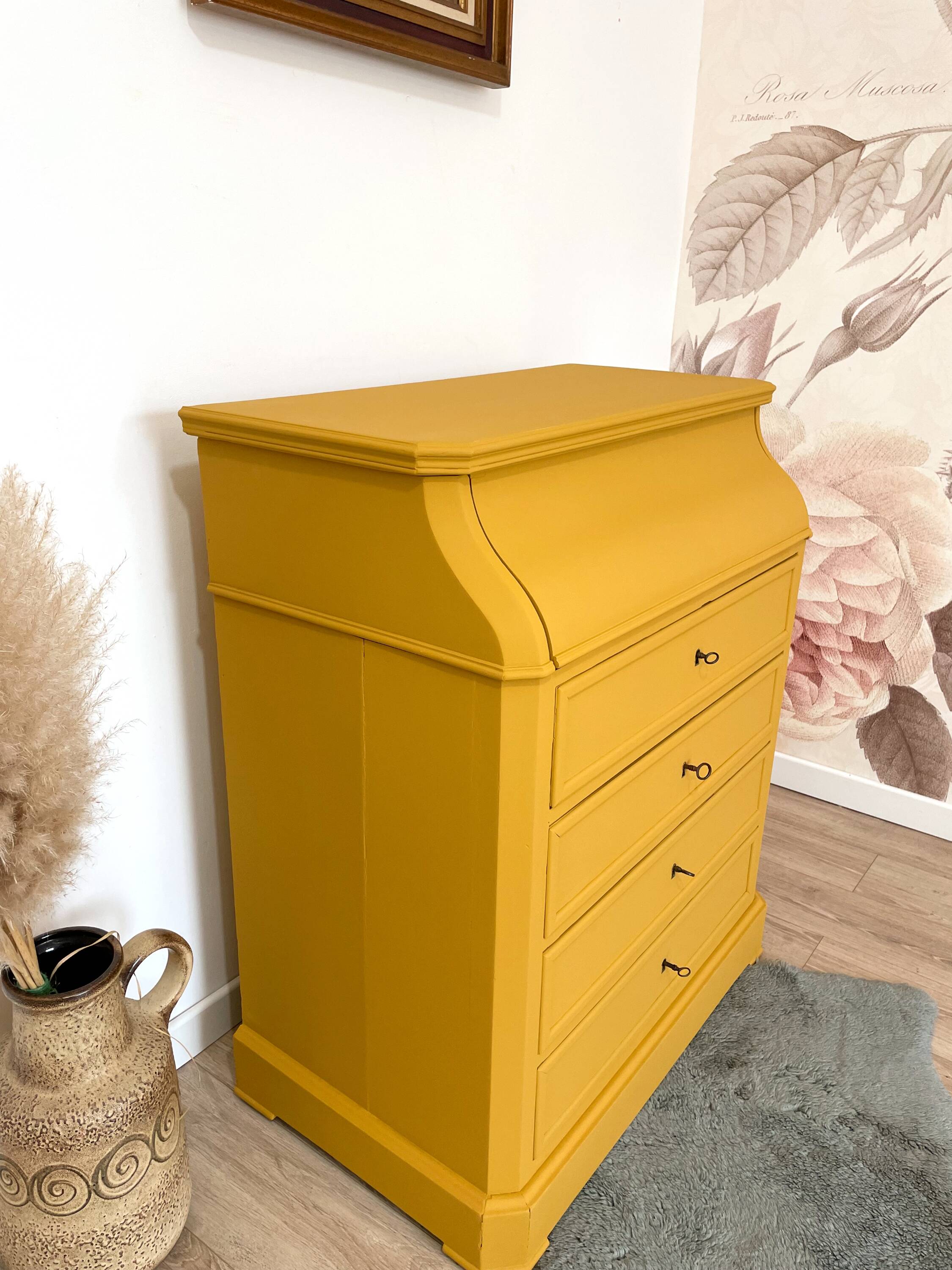 Louis Philippe changing table and dresser
