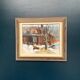 Original Swedish Oil on Canvas – “The Forge” by Pia Hesselmark‑Campbell