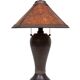Vintage Dirk van Erp Style Arts & Crafts Copper & Mica Table Lamp 20th Cent
