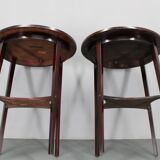 1930s pair of restored Thonet side tables No. 206, Czechoslovakia