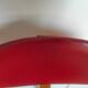 Vintage Bow-Wood chair by Steiner - red seat and dark wood