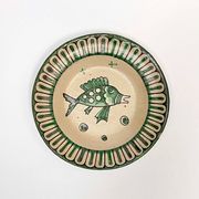 4 Vietri plates decorated by Fabbrica Ceramica Avallone, 1930s