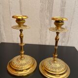 Paire de bougeoirs