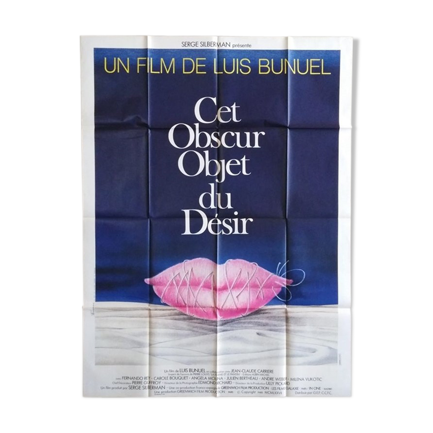 Original 1977 vintage cinema poster this obscure object of desire luis bunnuel 120x160 cm