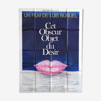 Original 1977 vintage cinema poster this obscure object of desire luis bunnuel 120x160 cm