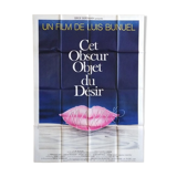 Original 1977 vintage cinema poster this obscure object of desire luis bunnuel 120x160 cm