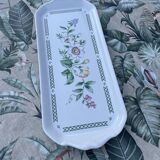 Plat  à décor floral
