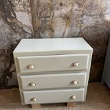 Soft khaki chest of drawers