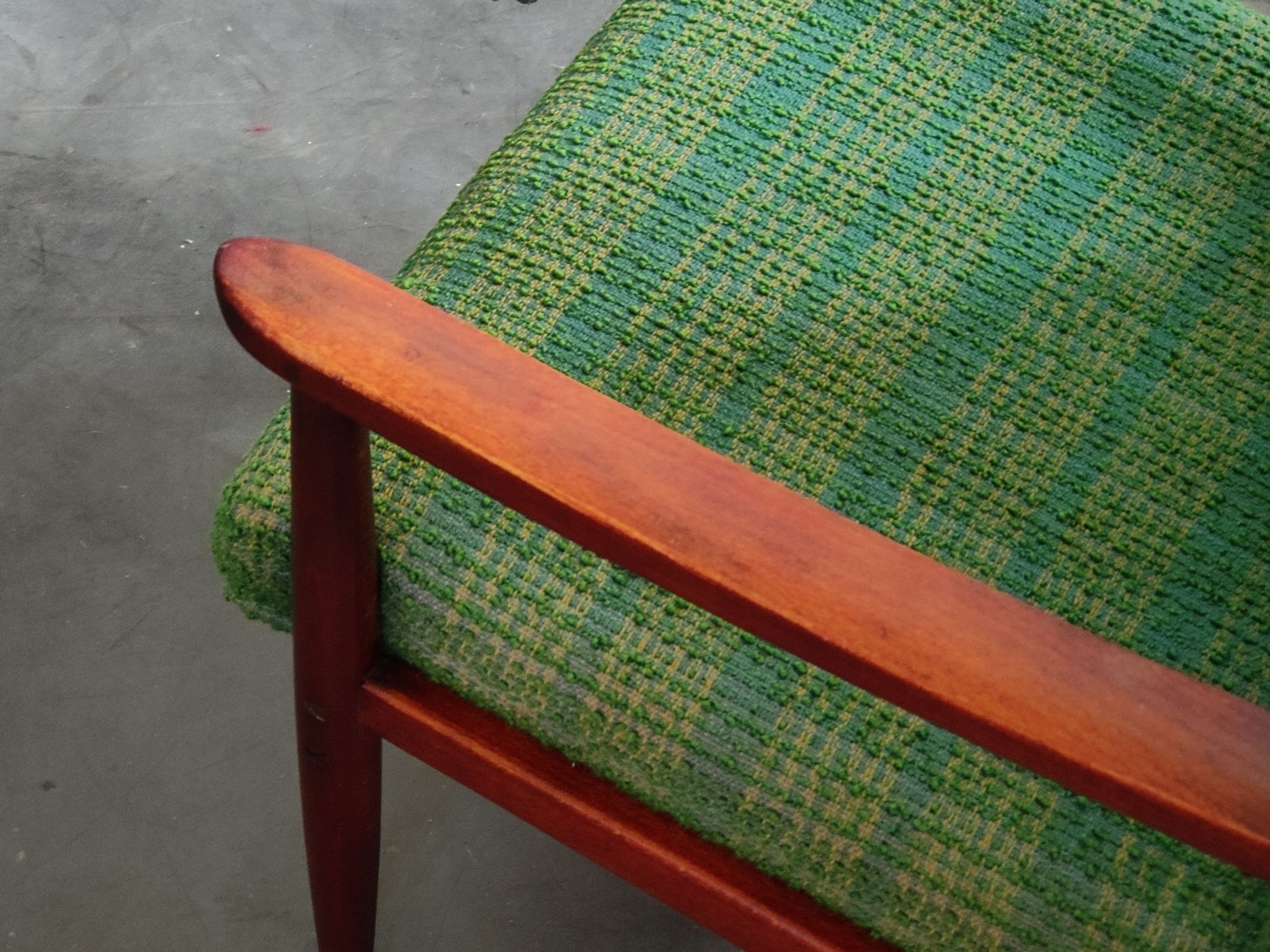 Pair of green armchairs by Jiri Jiroutek for Interier Praha 1960
