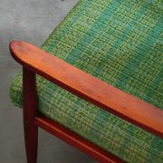 Pair of green armchairs by Jiri Jiroutek for Interier Praha 1960