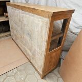 Natural Burmese teak sideboard
