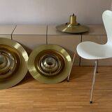 Brass Preben Fabricius & Jørgen Kastholm Pendant Lamp by Nordisk Solar Denmark
