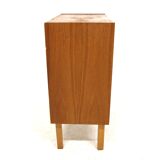 Scandinavian teak and oak chest of drawers, Sweden, 1960