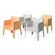 Set of 4 Vintage Mid-Century Modern Atlantide Collection Toy Plastic Chairs
