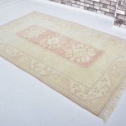 Tapis vintage neutre noué à la main sku 3591