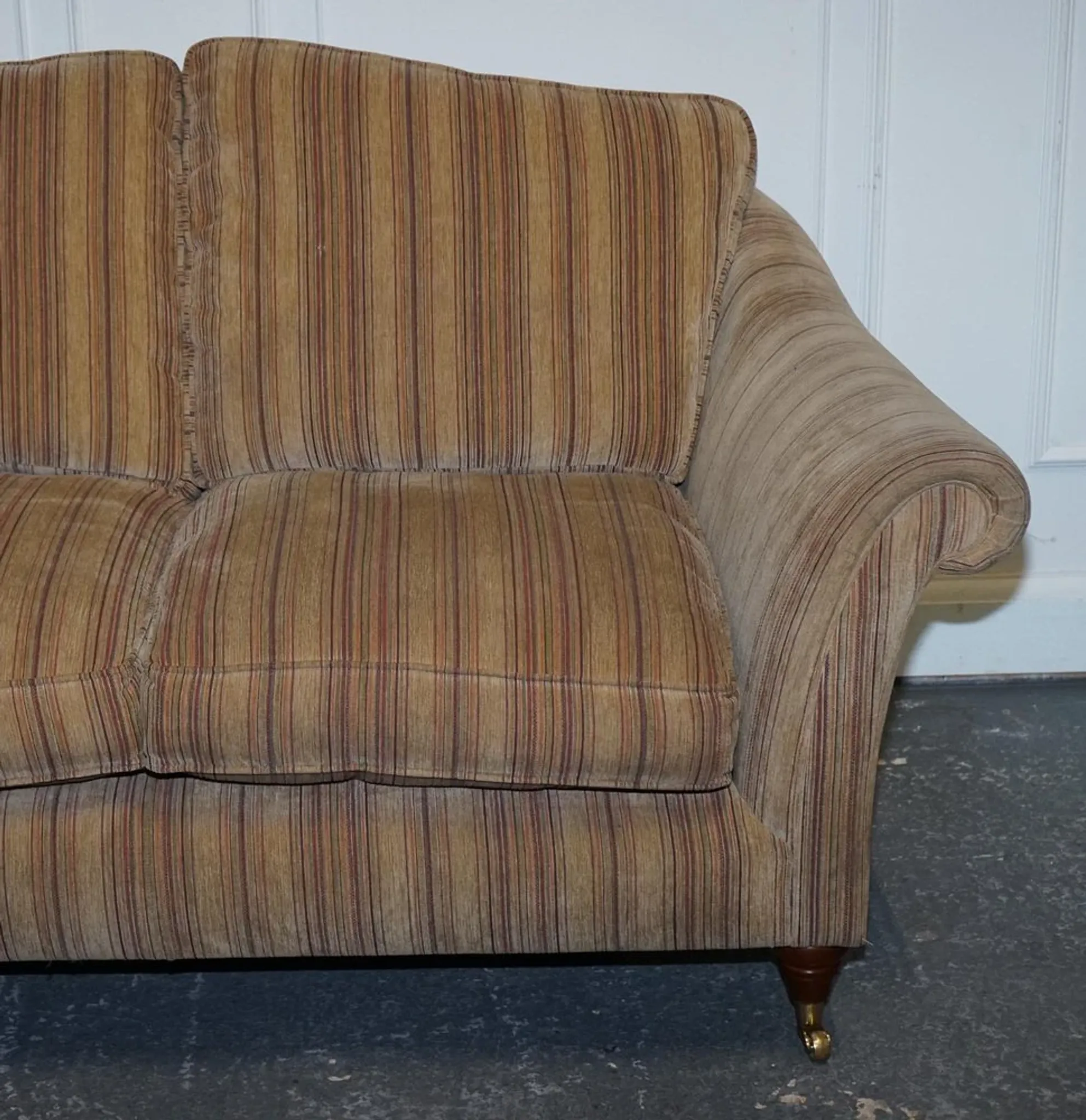 Westbury Vintage 2-Seater Sofa with Castor Feet by Parker Knoll