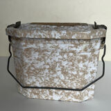 Enamelled bowl - fricot box