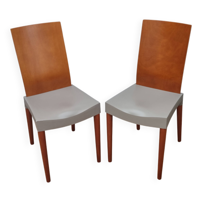 Paire de chaises design « Miss Trip » par Philippe Starck pour Kartell