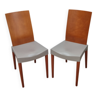 Pair of designer chairs "Miss Trip" by Philippe Starck for Kartell
