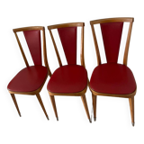 3 Baumann chairs model Palma 1960