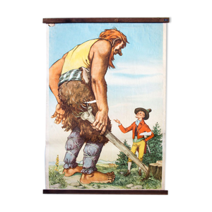 Affiche pédagogique conte de fées