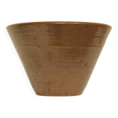 Glazed stoneware bowl signed Fontgombault