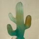 Daum cactus Hilton Mc Connico crystal whiskey decanter
