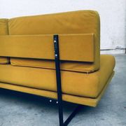 Mid-Century Dutch 3 Seat Sofa Daybed, 1960s