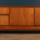 Retro Teak 1960s White & Newton Style S Form Sideboard Cabinet On Hairpin Legs