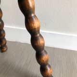 Wood tripod stool