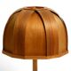 1970s Swedish pine bent veneer table lamp by GB Solbackens Svarveri