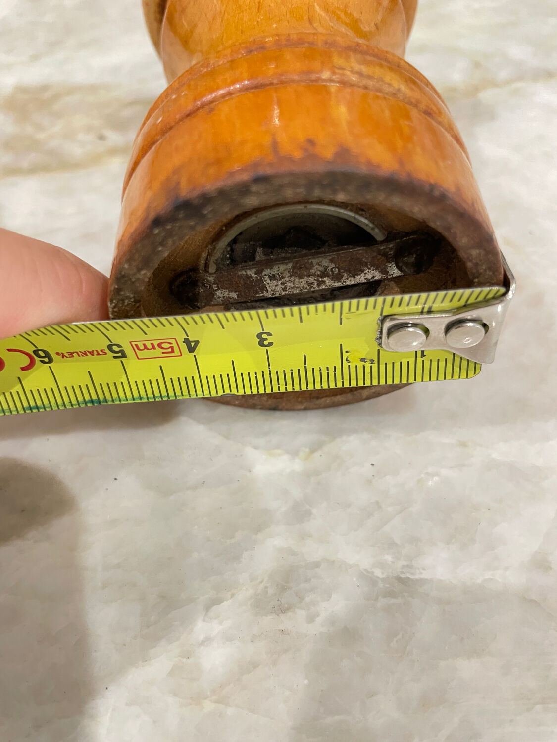 Vintage wooden pepper mill