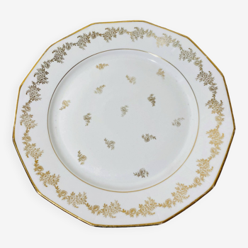 Large round porcelain dish PG France