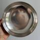 Coupe - plat en métal argenté