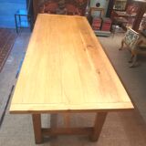 Light oak farm table